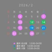 月城 真波 2月のシフトです🗓️ マダム麗奈大阪