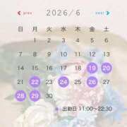 えま 6月後半の出勤予定🗓️💕 シェリーエンジェル