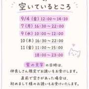 ほしな 9/1〜9/11の空き更新🙌 錦糸町人妻セレブリティ（ユメオト）