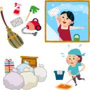 のぞみ 大掃除🧹 高津角えび