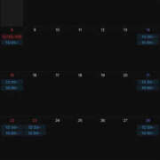 るな 11月スケジュール クラブハウスシェル