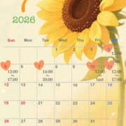 ひなみ 🗓️【7月前半】🌻出勤スケジュール to tomorrow(トゥトゥモロウ)