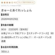 ヒメ日記 2026/09/18 20:43 投稿 綾瀬みれい 性感回春アロマSPA金沢店