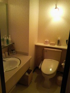 Re･stay（レステイ）府中(府中市/ラブホテル)の写真『301号室トイレ・洗面台』by なっくん