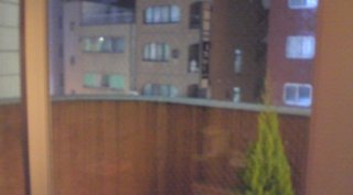 サンマリン(新宿区/ラブホテル)の写真『503号室 窓からの眺め（カーテンしないと外ビルから丸見え）』by 市