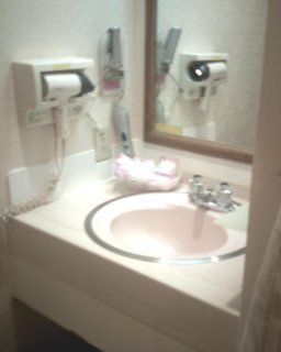 マリオネットアイネ(八王子市/ラブホテル)の写真『205号室、洗面所』by もんが～