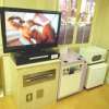 フランセ(八王子市/ラブホテル)の写真『606号室、テレビと電子レンジ、持込用冷蔵庫など』by もんが～
