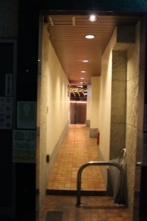 HOTEL ACE（エース）(江戸川区/ラブホテル)の写真『夜の入口近景（裏側）』by スラリン