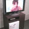 フェリエ(八王子市/ラブホテル)の写真『205号室、テレビとDVDプレーヤー、持込用冷蔵庫など』by もんが～