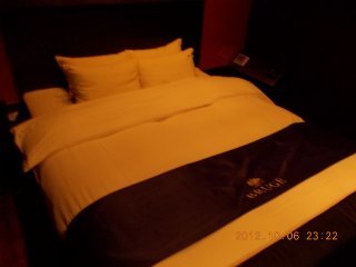 ブルージェ新座(新座市/ラブホテル)の写真『101号室ベッド②』by チョッパー