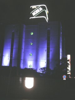 ホテル MOBILIA(モビリア)(鶴ヶ島市/ラブホテル)の写真『夜の外観』by もんが～