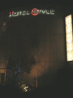 HOTEL STYLE(戸田市/ラブホテル)の写真『夜の外観』by もんが～
