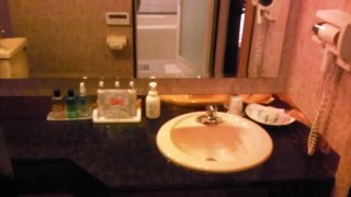 マキシム(川崎市中原区/ラブホテル)の写真『202号室 洗面（後ろはトイレ・その奥がバスルーム）』by 市