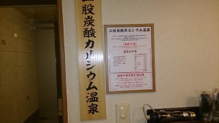 HOTEL 1H2O 横田Base(瑞穂町/ラブホテル)の写真『温泉の看板と成分表』by おむすび