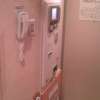 マリオネットアイネ(八王子市/ラブホテル)の写真『209号室、入り口ドア近くに設置された自動清算機と電話など』by もんが～