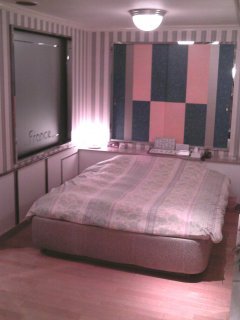 フランセ(八王子市/ラブホテル)の写真『706号室、ベッド』by もんが～