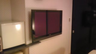 マキシム(川崎市中原区/ラブホテル)の写真『301室TV（ベッドの向かい側の壁に設置）』by 市