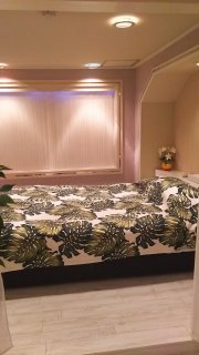 HOTEL Maile(マイレ)(渋谷区/ラブホテル)の写真『ベッド。』by かまってにゃん