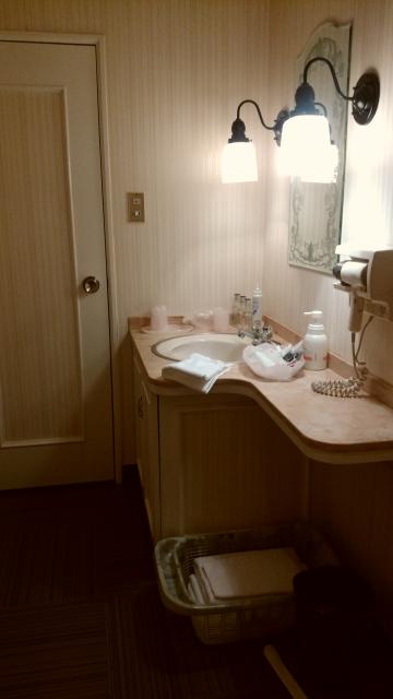 HOTEL Sun（サン）(新宿区/ラブホテル)の写真『606号室の洗面台（玄関方向から見た図）』by 名無しさん（ID:4403）