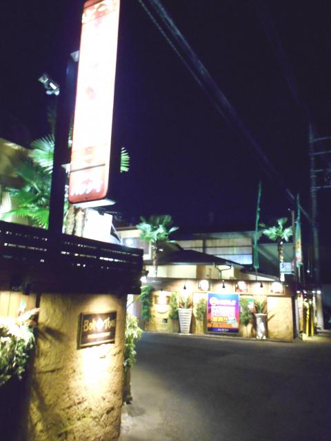 Hotel Bali&Thai 狭山店(狭山市/ラブホテル)の写真『夜の入り口付近』by もんが～