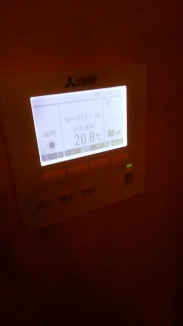 ホテル クレスト　錦糸町(墨田区/ラブホテル)の写真『405号室エアコン操作パネル』by ミド丸