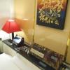 GRAND CARIBBEAN LUXURY HOTEL(所沢市/ラブホテル)の写真『208号室、枕元のコントロールパネルと電気スタンドなど』by もんが～