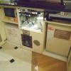 GRAND CARIBBEAN LUXURY HOTEL(所沢市/ラブホテル)の写真『208号室、電子レンジ、冷蔵庫、お茶セットなど』by もんが～