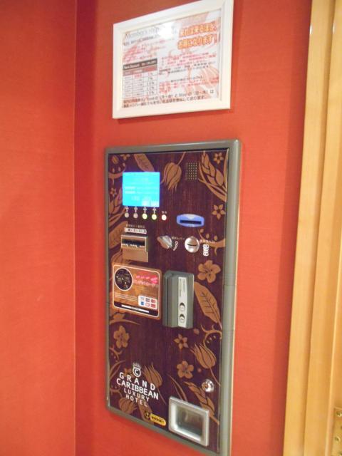 GRAND CARIBBEAN LUXURY HOTEL(所沢市/ラブホテル)の写真『208号室、自動清算機』by もんが～