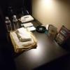 HOTEL SHERWOOD（シャーウッド）(台東区/ラブホテル)の写真『#404  ワークデスク、タオルセット、ウェルカムドリンク』by おっぱい大好き