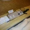 WILL CITY浅草(台東区/ラブホテル)の写真『＃303　ベッド枕元。スマホ充電器があります。もちろんゴムも。』by おっぱい大好き