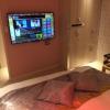 HOTEL GRASSINO URBAN RESORT(立川市/ラブホテル)の写真『406号室、テレビ』by ゲラトーニ