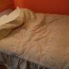 スタークレセント(立川市/ラブホテル)の写真『ベッド。意外に心地良いです。有線放送や照明のコントロールパネルもここにあります』by 三枚坂
