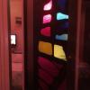 ホテルエーゲ海(荒川区/ラブホテル)の写真『303号室、内観。シャワーに繋がる扉はステンドグラスが綺麗。部屋全体に鏡のあります』by 町田氏