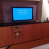 拾参番館(国立市/ラブホテル)の写真『206号室 テレビ、下は冷蔵庫や電子レンジがあります』by おむすび