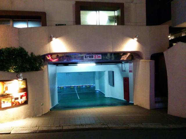 HOTEL Maile(マイレ)(渋谷区/ラブホテル)の写真『夜の駐車場出入口』by ましりと
