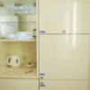 ホテル SWEETS(台東区/ラブホテル)の写真『406号室　コーヒーセット　冷蔵庫などの戸棚』by INA69