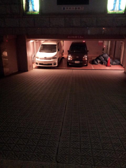 エンペラータワー石庭(新宿区/ラブホテル)の写真『駐車場(夜)』by 少佐