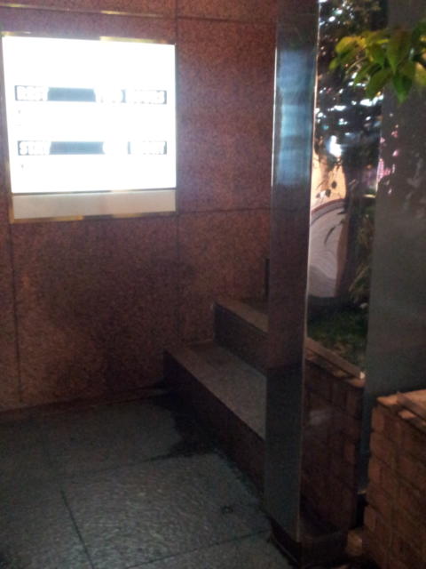 ホテル シック(台東区/ラブホテル)の写真『インフォメーションボードと入口(夜)』by 少佐