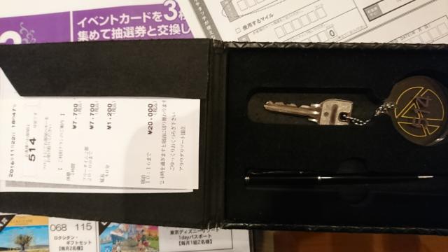 アラウダリゾート国立(国立市/ラブホテル)の写真『鍵と伝票』by おむすび