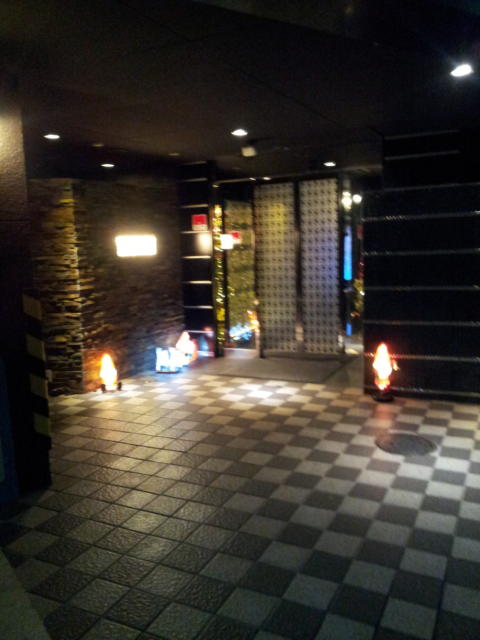 ホテル MOA(モア)(川崎市川崎区/ラブホテル)の写真『駐車場からの入口(夜)』by 少佐