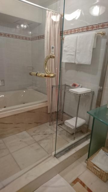 De La Fino(デラフィーノ)(杉並区/ラブホテル)の写真『402号室 ガラス張のジャグジー風呂』by おやっちゃん
