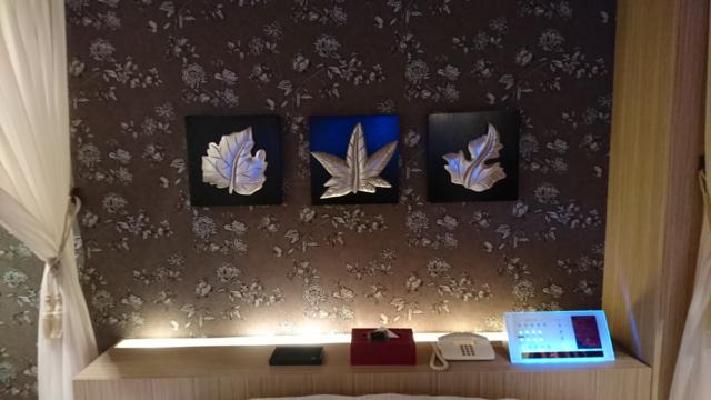 アラウダリゾート国立(国立市/ラブホテル)の写真『枕元上の壁飾り』by おむすび