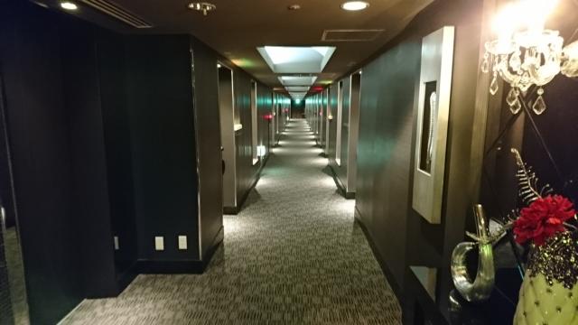 アラウダリゾート国立(国立市/ラブホテル)の写真『５階エレベーターを降りたところから眺めた廊下』by おむすび