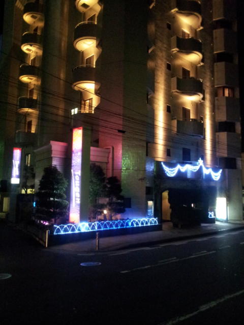 ホテル 桃玄（とうげん）(横浜市中区/ラブホテル)の写真『駐車場出入り口付近の様子(夜)』by 少佐