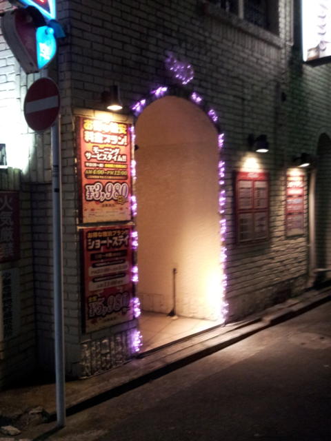 フェアリーウィンク(横浜市中区/ラブホテル)の写真『裏側の入口(夜)』by 少佐