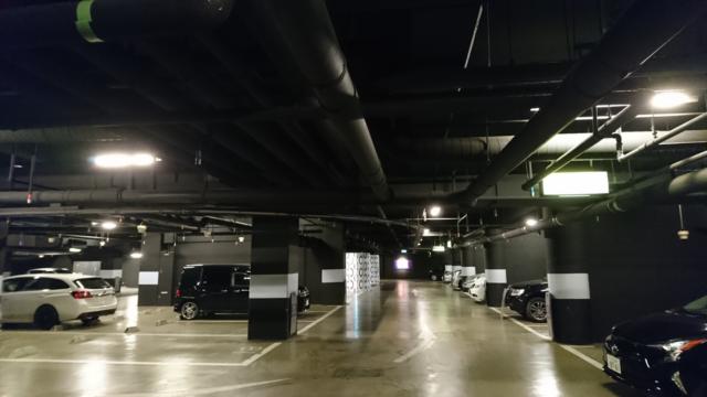 アラウダリゾート国立(国立市/ラブホテル)の写真『地下駐車場』by おむすび