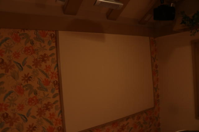 ホテル アップル(八王子市/ラブホテル)の写真『210号室プロジェクタースクリーン』by 夕立朝立