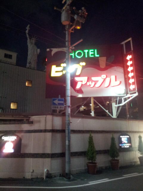 ホテル ビッグアップル(尼崎市/ラブホテル)の写真『夜の外観③』by 少佐