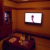 PLAZA K(プラザＫ)(八王子市/ラブホテル)の写真『412号室、テーブルとテレビ』by もんが～
