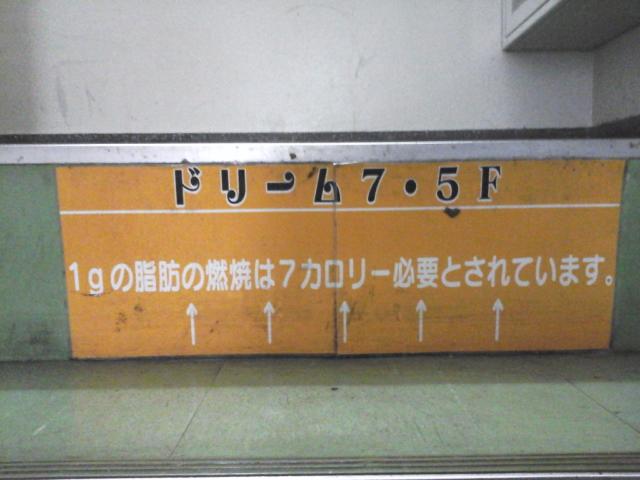 レンタルルーム ドリームセブン(千代田区/ラブホテル)の写真『階段の当該店よりの表示』by ルーリー９nine